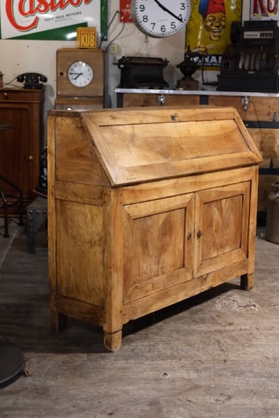 meuble de metier ancien  bureau ecritoire a 2 portes 